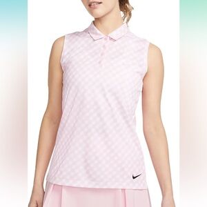 Nike Women`s Dri-Fit‎ Victory Sleeveless Golf Polo Shirt XS